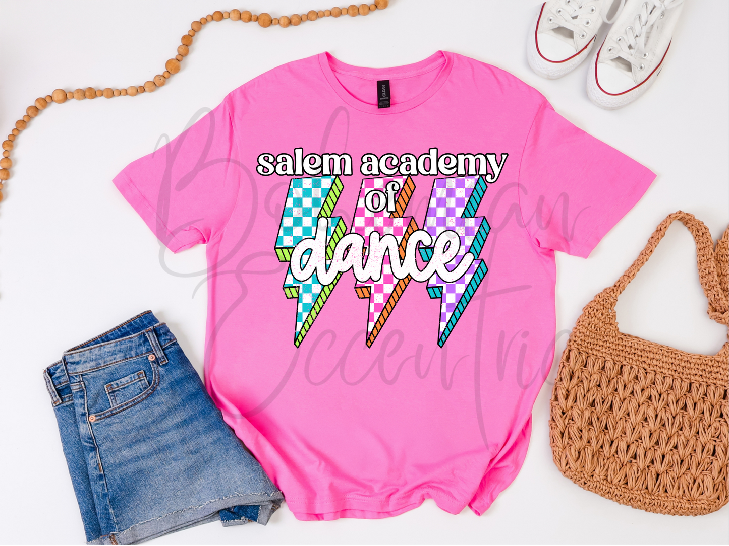 Checkerboard Lightning Dance Tee
